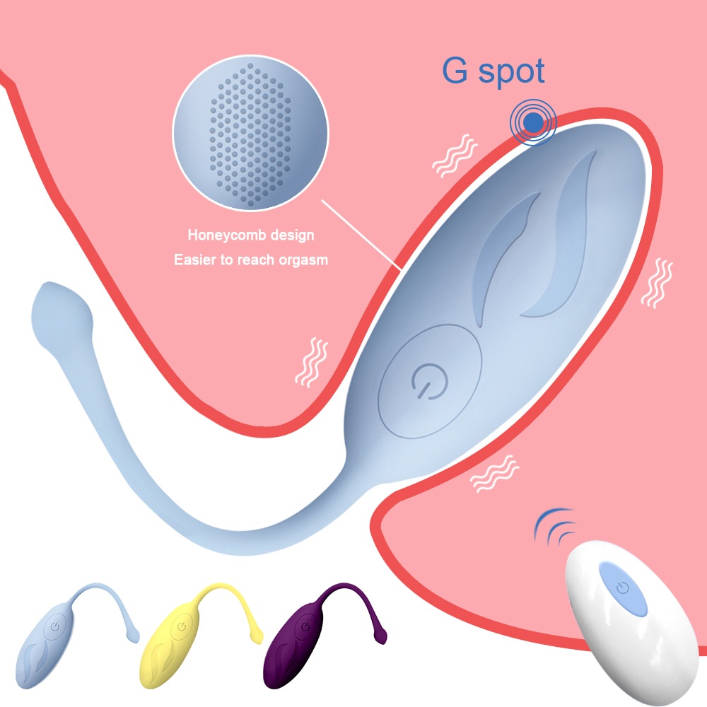 Bullet Vibrator Remote Control G Spot Simulator Vaginal Ball Anal Plug