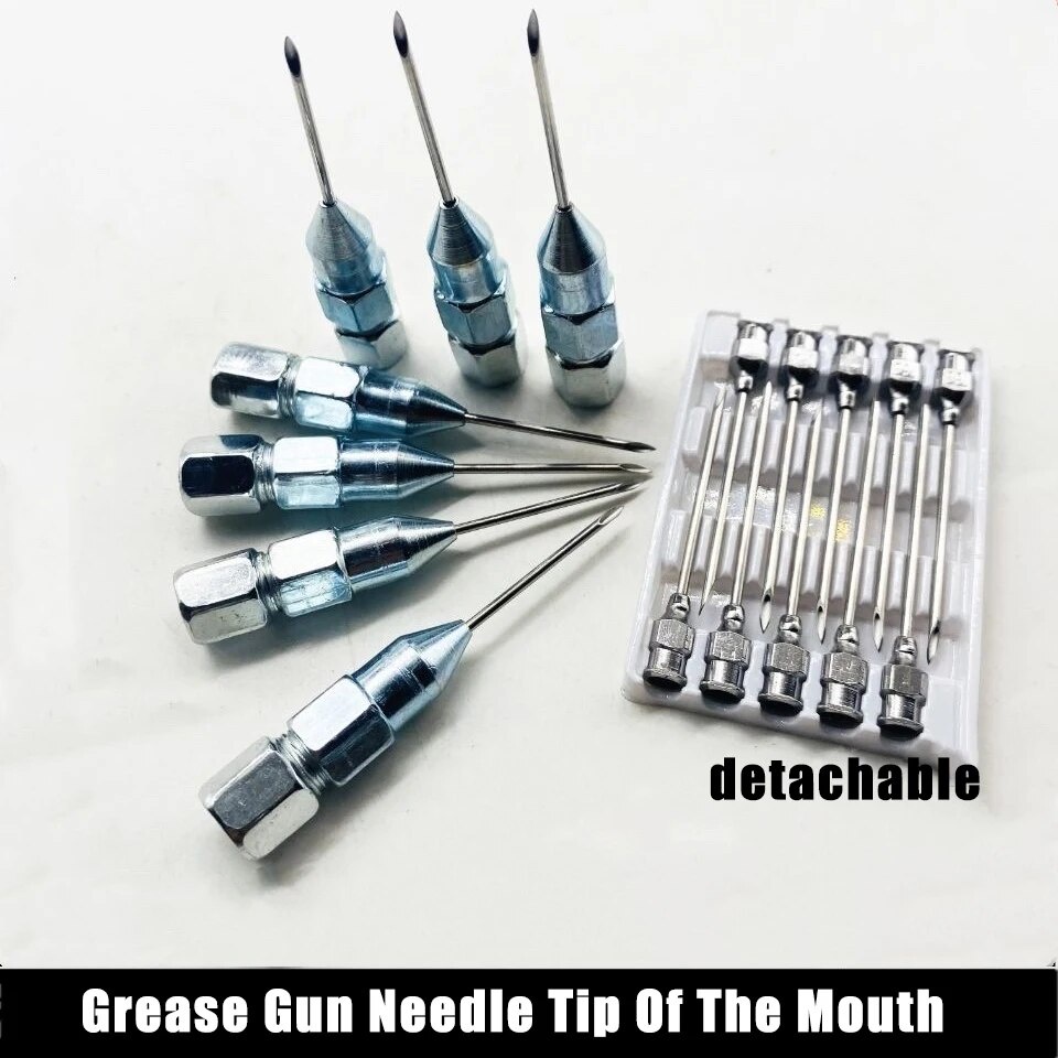 Needle Nose Grease Tool Dispenser Nozzle Adaptor Grease Gun Needle Tip