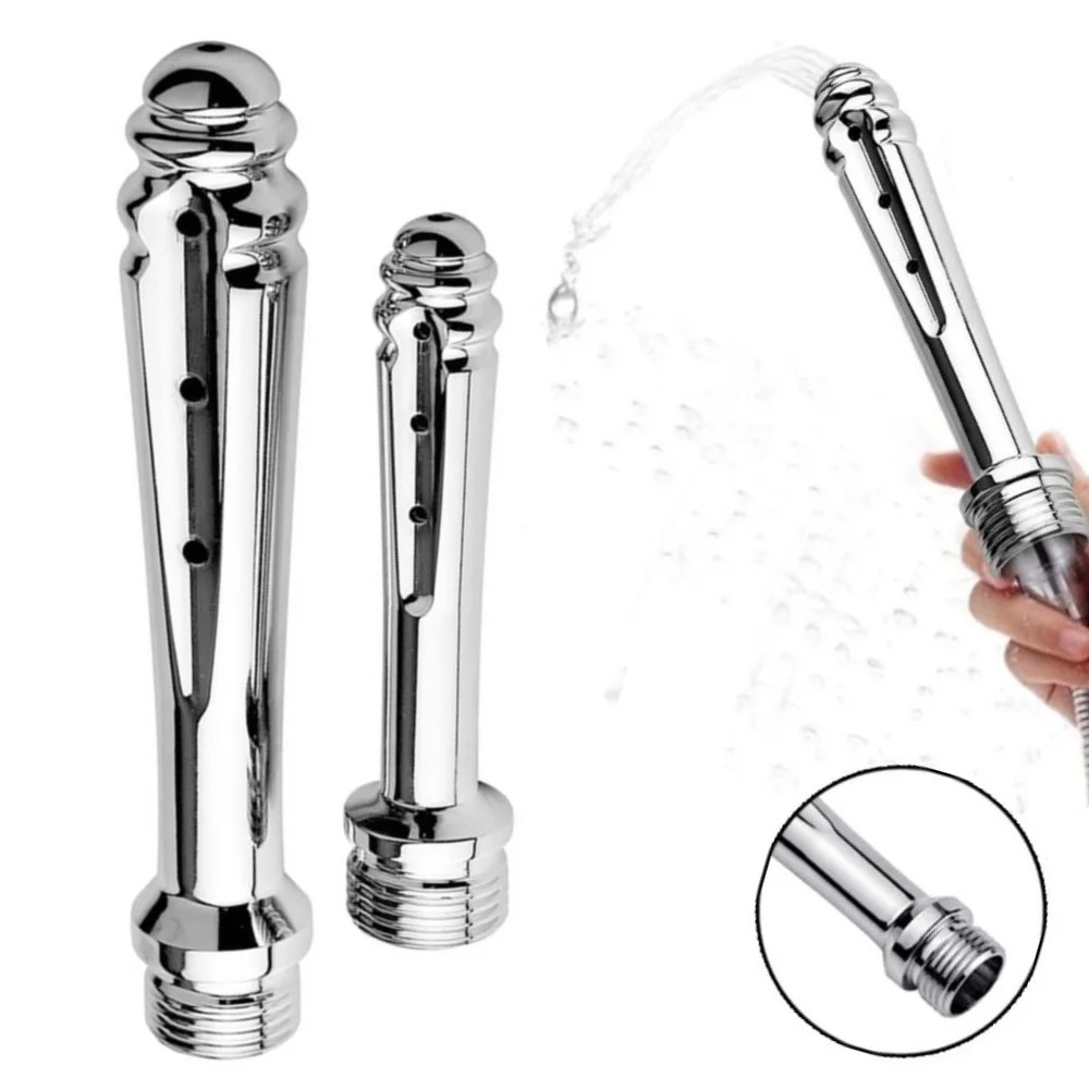 Stainless Steel Metal Anal Dilator Cleaner Bidet Faucets Rushed Enema