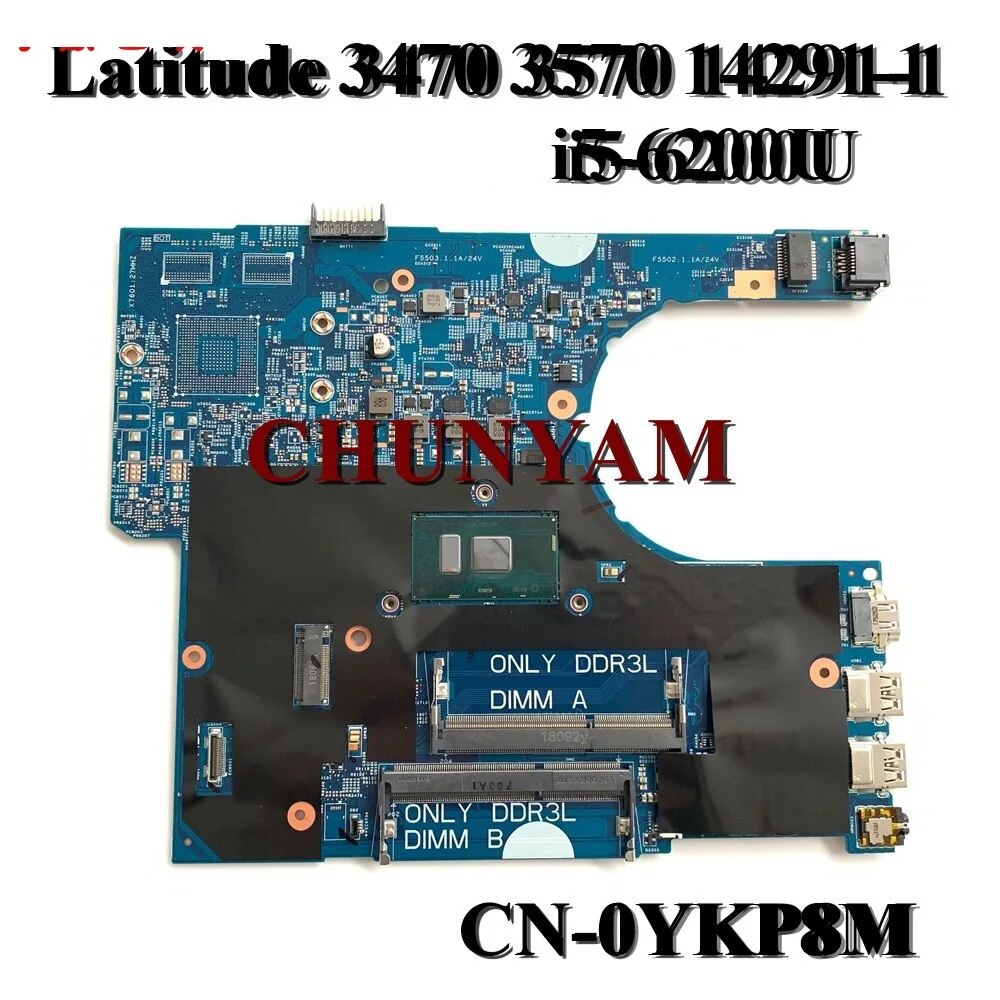 14291 1 For Dell Latitude 3470 3570 Laptop Motherboard Mainboard With