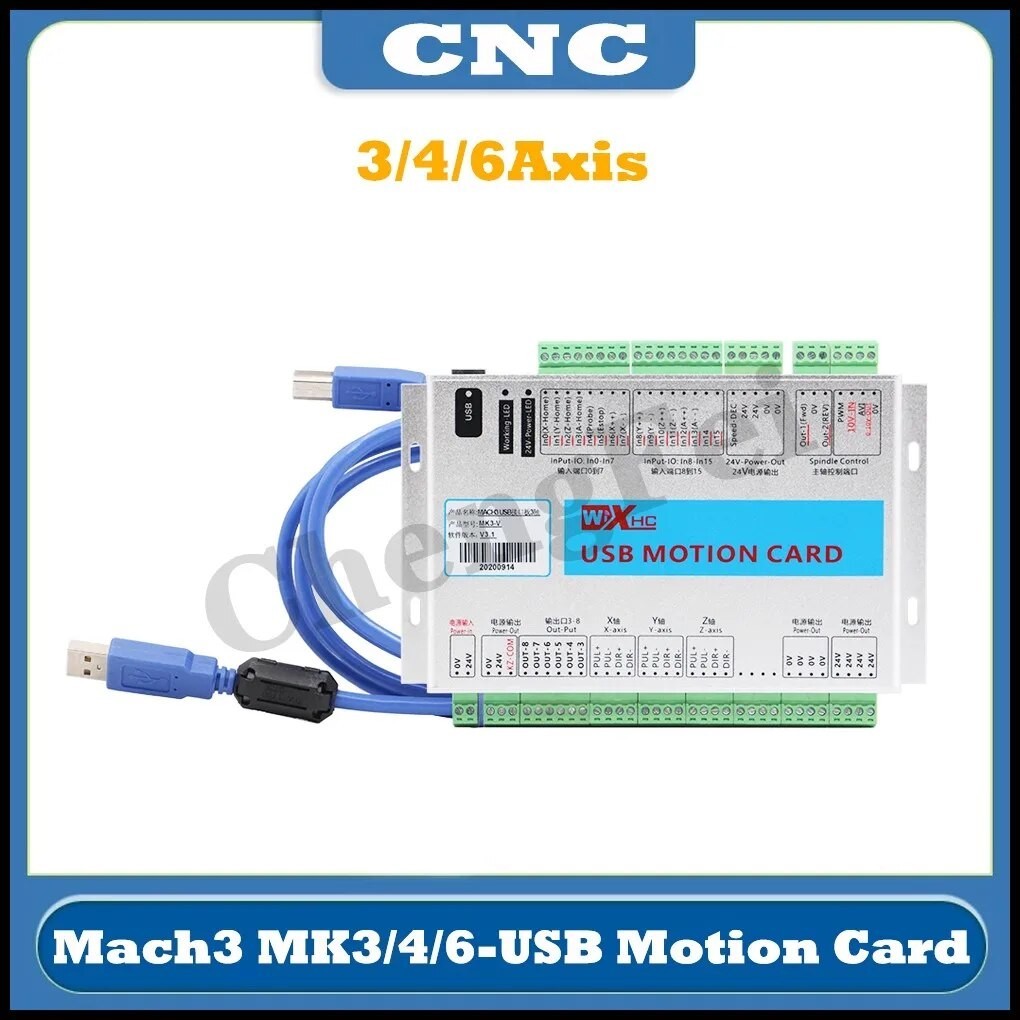 Xhc Mkx V Axis Cnc Motion Control Card Khz Frequency Mach