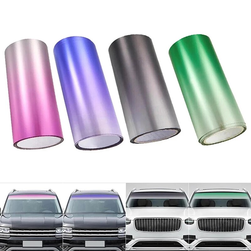 Front Windshield Car Sticker Uv Protected Shade Car Film Window Strip