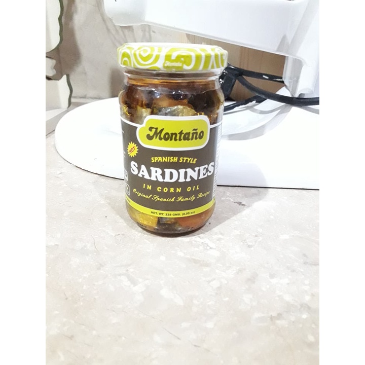 Montaño Sardines in corn oil Shopee Philippines