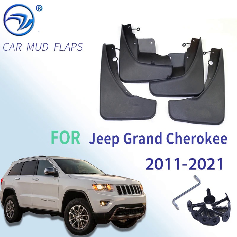 For Jeep Grand Cherokee WK2 2011 2021 Set Front Rear Car Mud Flaps