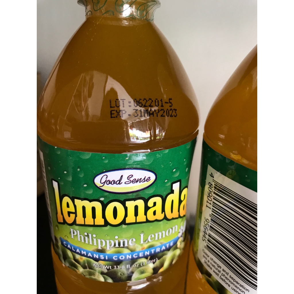 Lemon Good Concentrated Lemonada Calamansi Sense L By Philippine