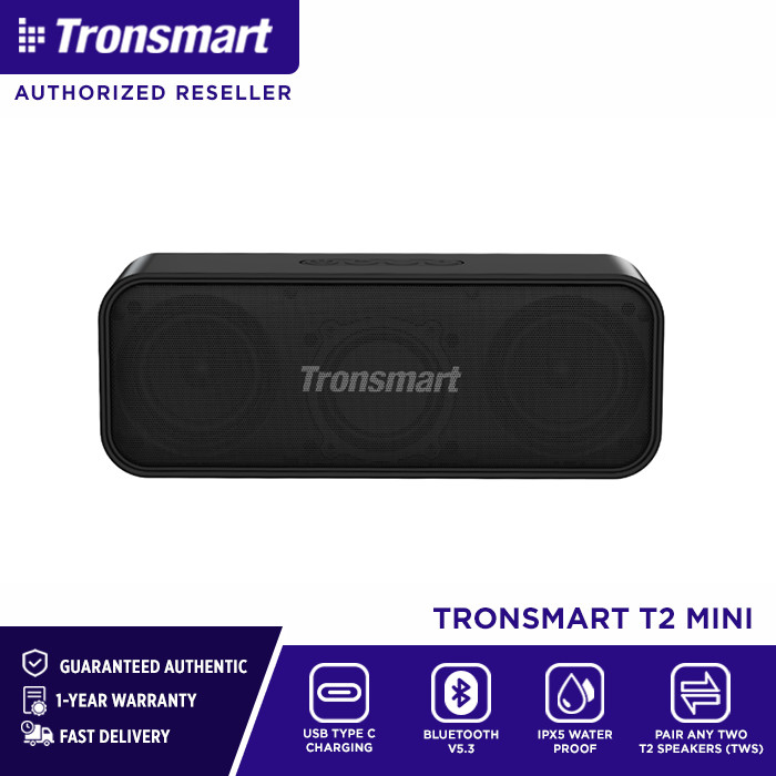 Tronsmart T2 Mini 2023 10W Portable Speaker Deep Bass Bluetooth Speaker