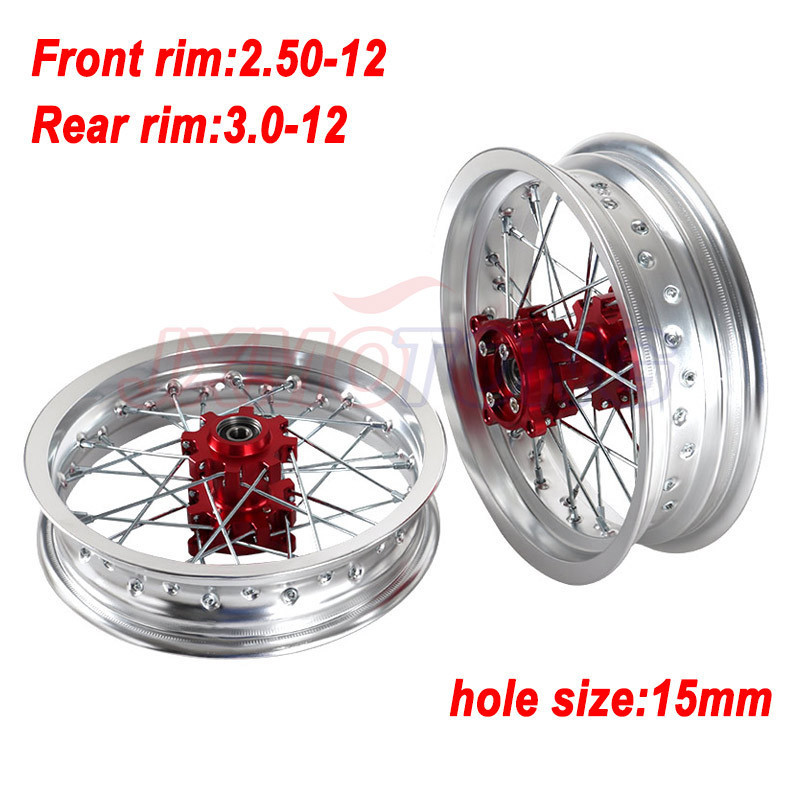 Color Pit Bike Rims Mm Hole Inch X Inch Front And