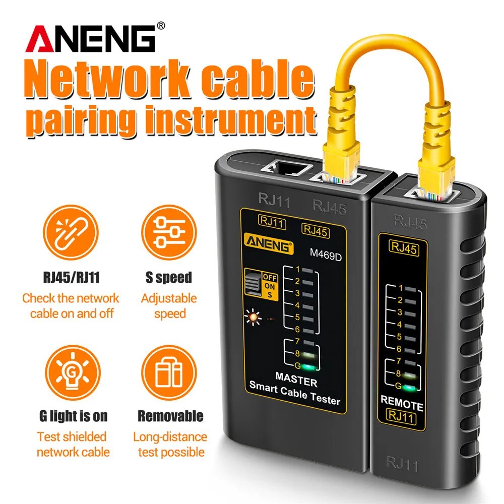 Aneng M D Cable Lan Tester Network Cable Tester Rj Rj Rj