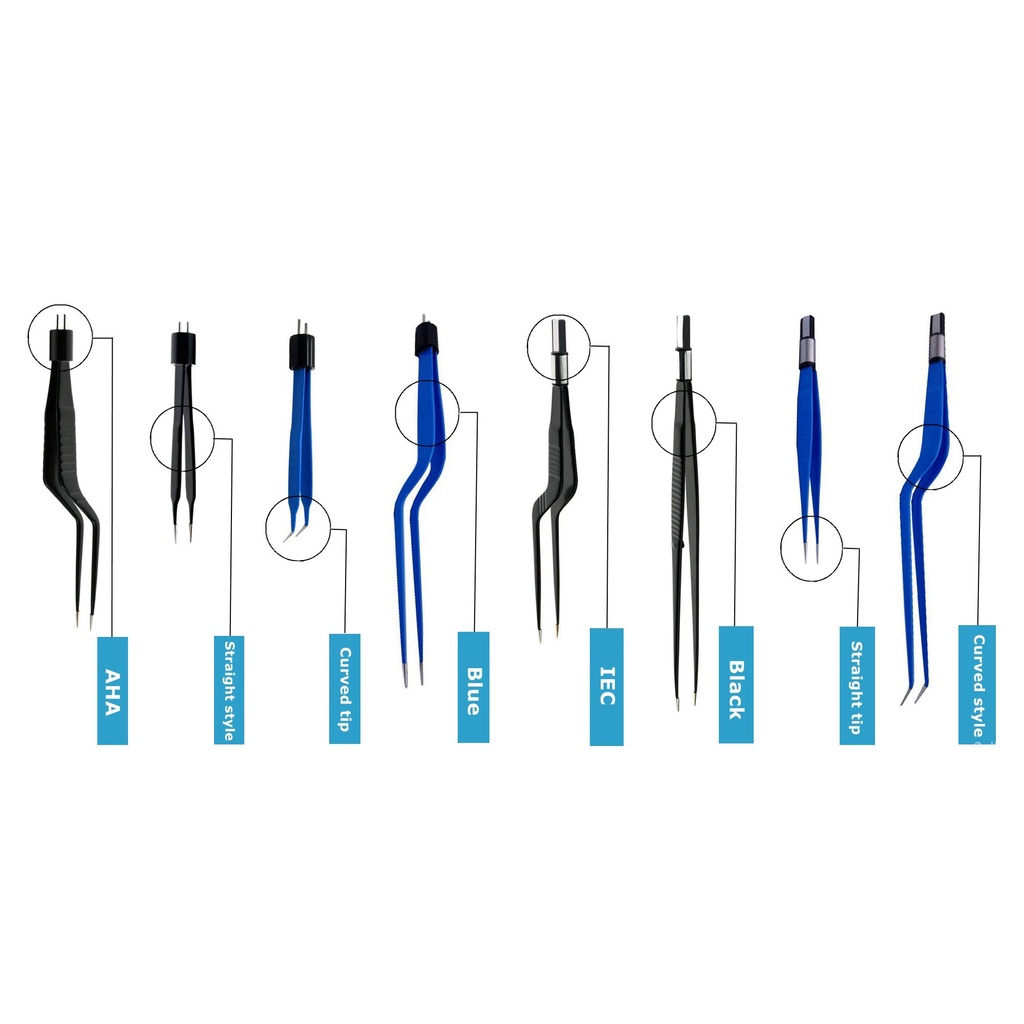 Newly Launched Reusable Forceps Bipolar Tweezers Straight Tip Aha