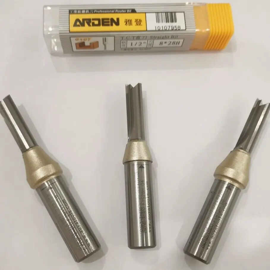 Arden CNC End Mill 2 Flute TCT Straight Router Bit 1 2 Arden Tools