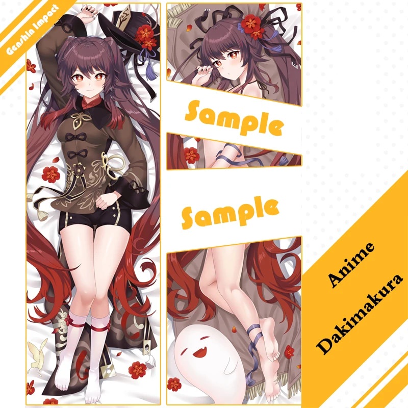 C Game Genshin Impact Hu Tao Kaeya Dakimakura Hugging Body Pillow