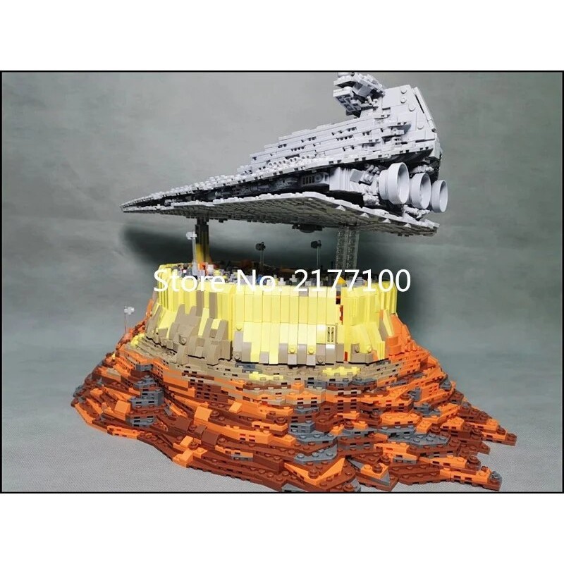 E New Star Series The Empire Over Jedha City Model Building