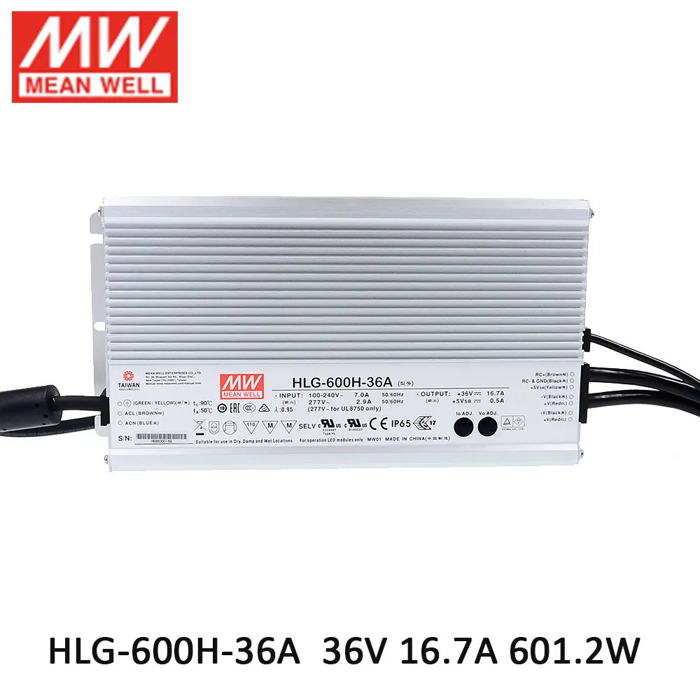 Mean Well Led Power Supply Hlg H A V Adjustable Led Driver V