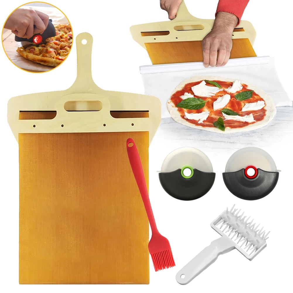 Sliding Pizza Peel Pala Pizza Scorrevole Pizza Transfer Shovel Non