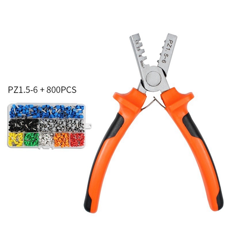 Pz Mini Portable Crimping Tool Set For Crimping Insulated And