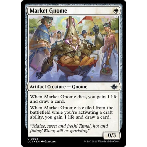 Market Gnome Lci Uncommon Mtg Cards Wotc Shopee Philippines