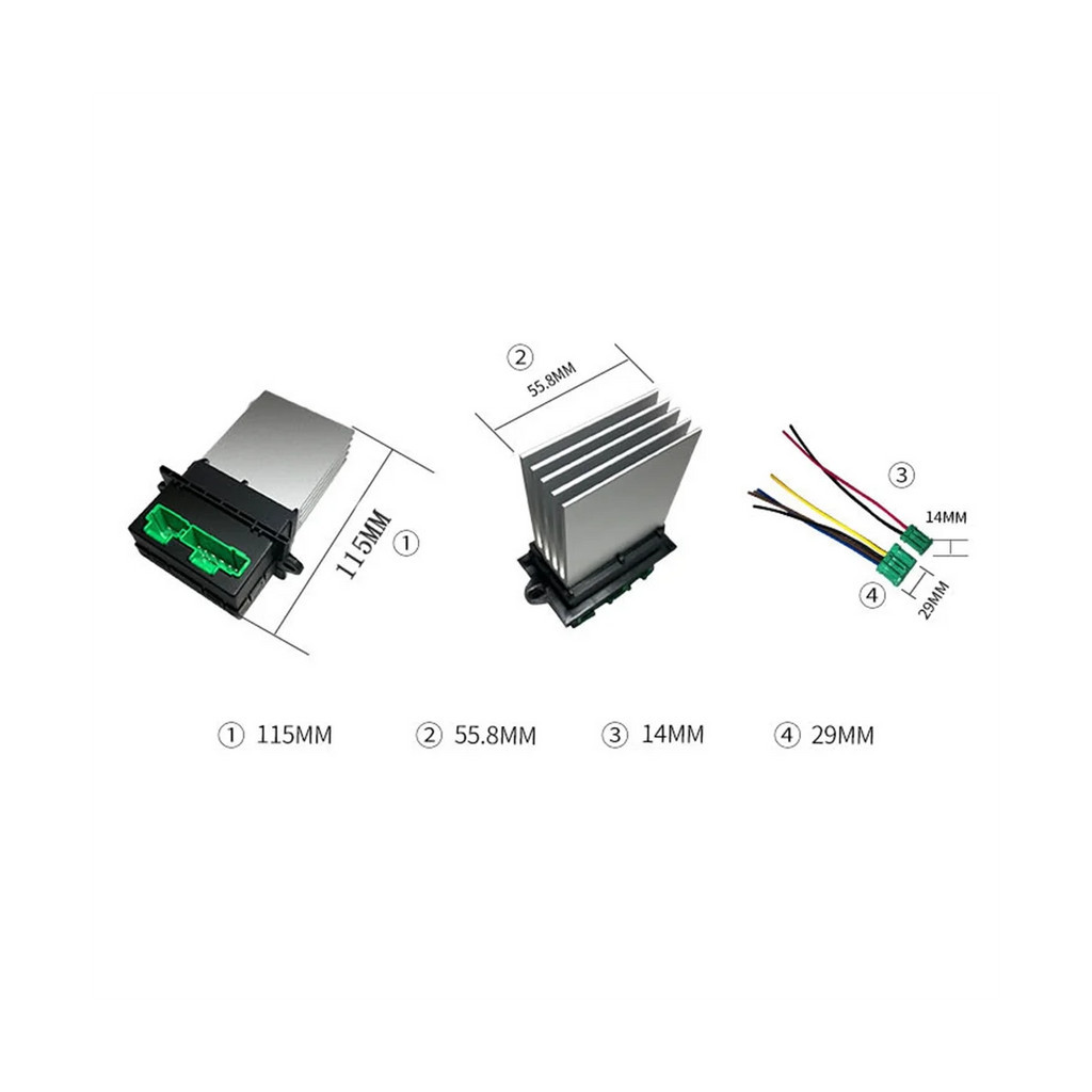 F Blower Motor Heater Fan Resistor Connector Wire For Nissan Tiida