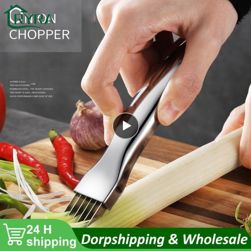 Kitchen Shred Silk The Knife Stainless Steel Chopped Green Onion Knife