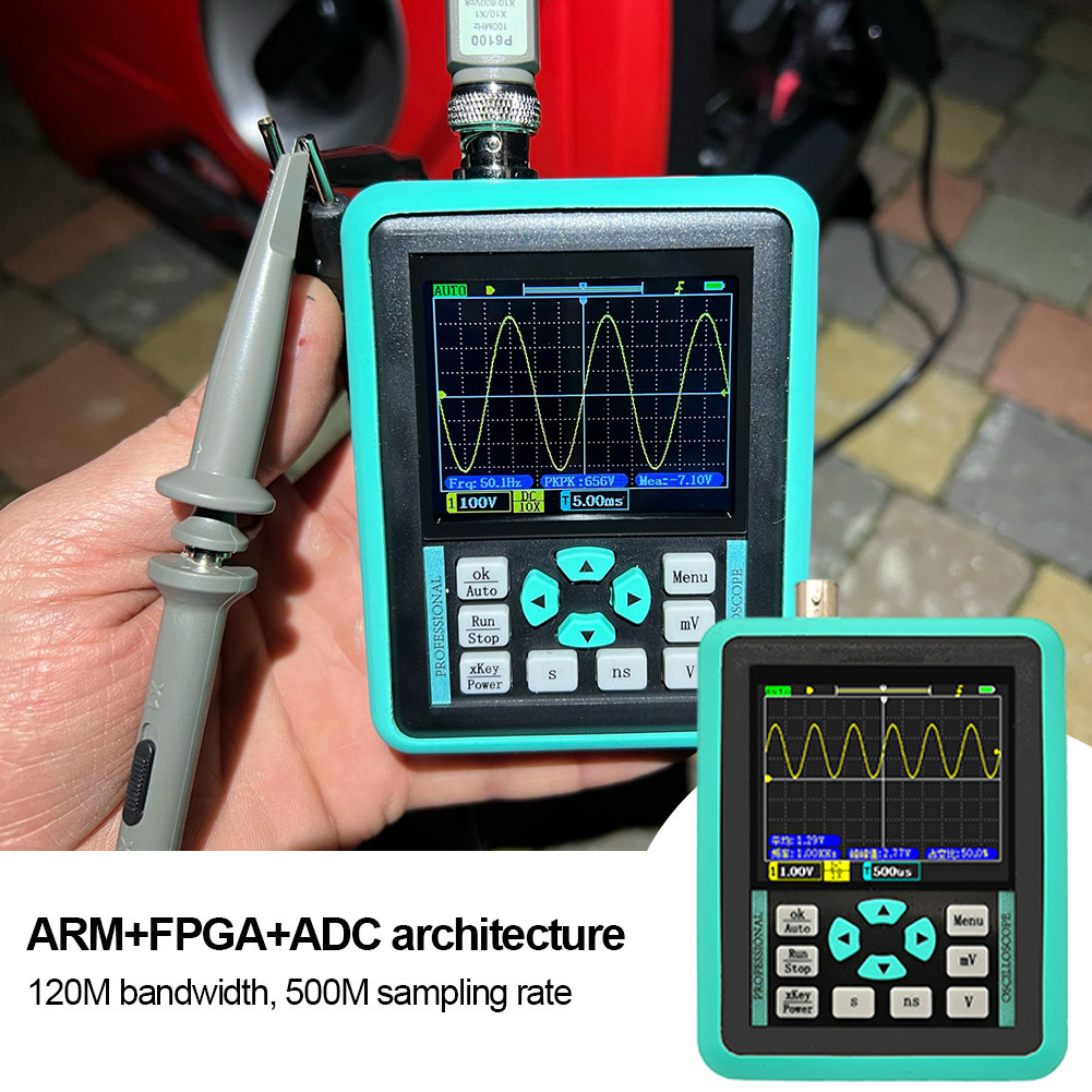 ZEEWEII DSO1511G 2 4 Inch Screen Digital Oscilloscope 120MHz Analog