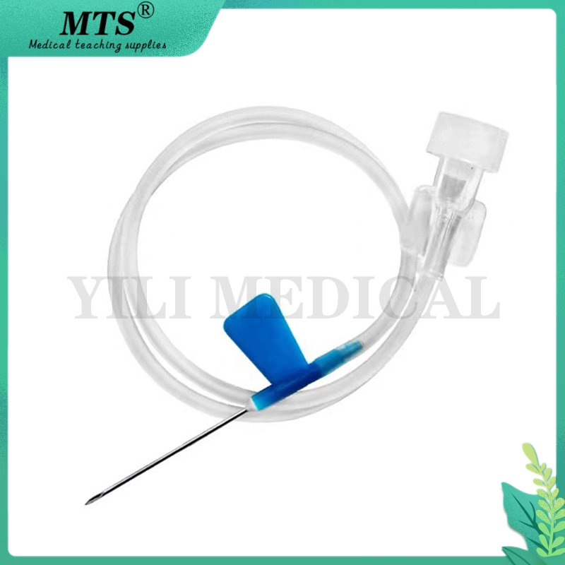 Disposable Use Medical Single Wing Infusion Needle Safty Luer Lock Slip