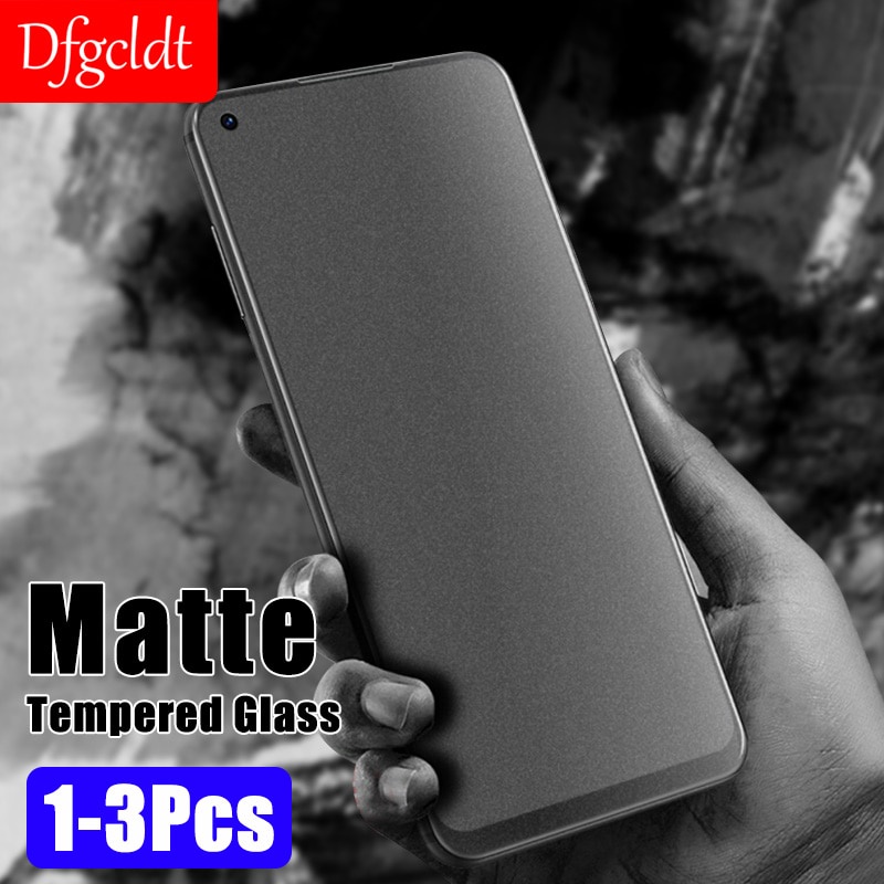 1 3PCS Matte Tempered Glass Screen Protector For Realme GT Neo 2 2T 3T