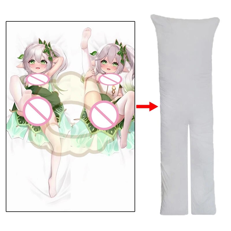 H Nahida Split Legs Dakimakura Sex Body Pillowcase Anime Genshin