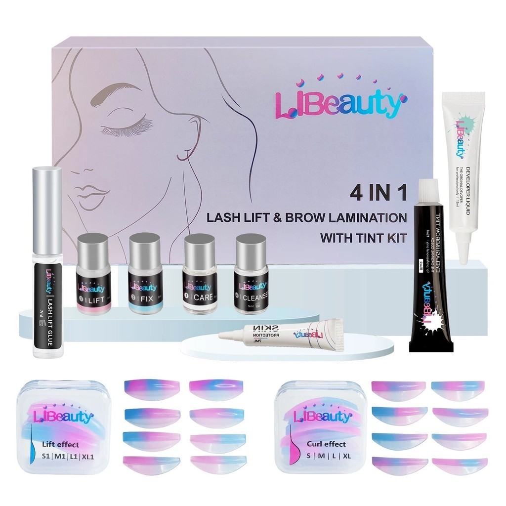 웃Libeauty Lash Lift And Tint Kit 4 In 1 Lash Lifting Brow Lamination