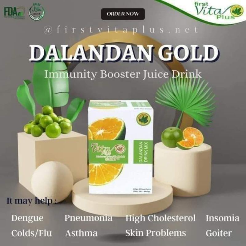 First Vita Plus Dalandan Gold Dalandan Premium 20pcs In 1box Shopee