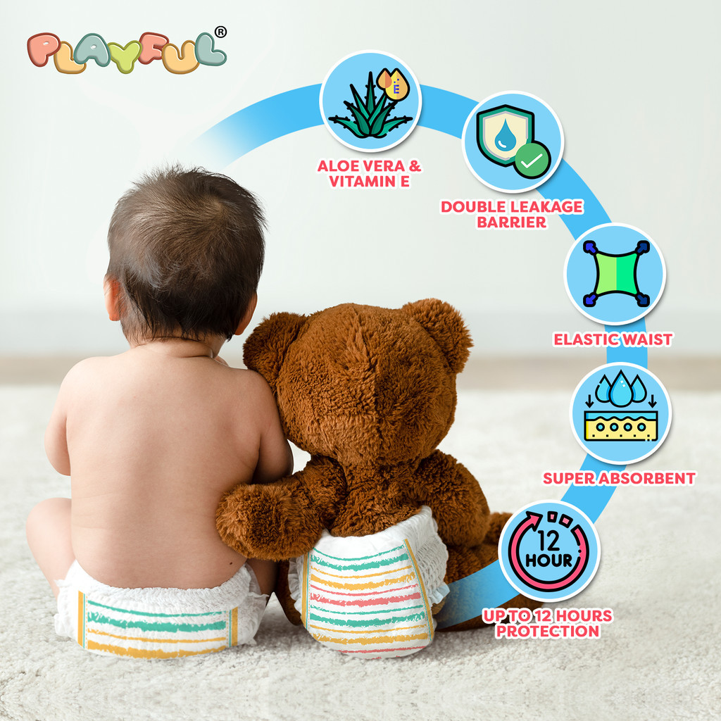 2024 Seckill COD Baby Diaper By Playful Pants Medium 30 S Shopee