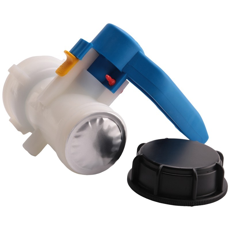 1Pc Plastic DN40 Butterfly Valve For IBC Tank Container 1000L Switch