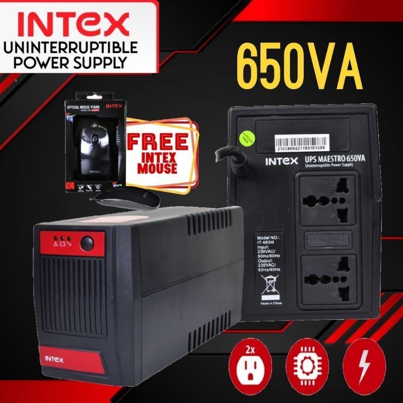 INTEX Original UPS Maestro 650VA 390W 1050VA 525W Uninterruptible