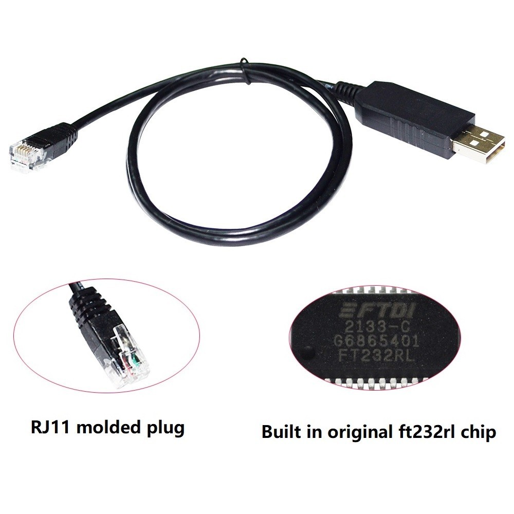 Ftdi Usb Rs To Rj Rj P C Adapter Console Cable For Mega Fabs