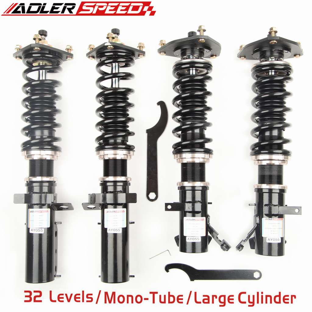 ADLERSPEED 32 Levels Mono Tube Coilovers Lowering Suspension Kit For