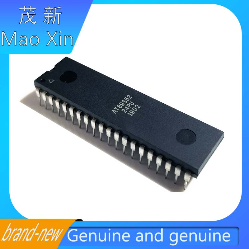 Original Genuine Inline AT89S52 24PU 8 Bit Flash Microcontroller DIP 40