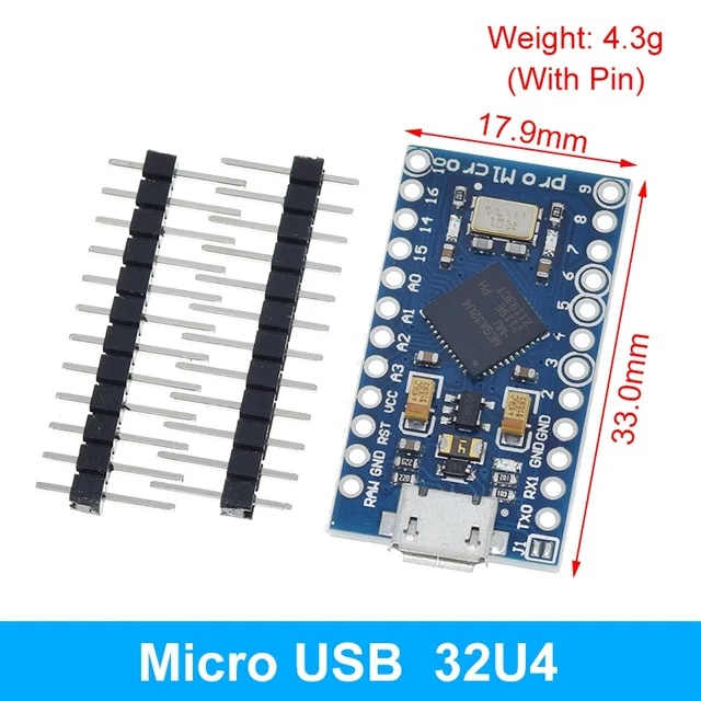 62L TZT Pro Micro ATmega32U4 5V 16MHz Original Chip Replace ATmega328