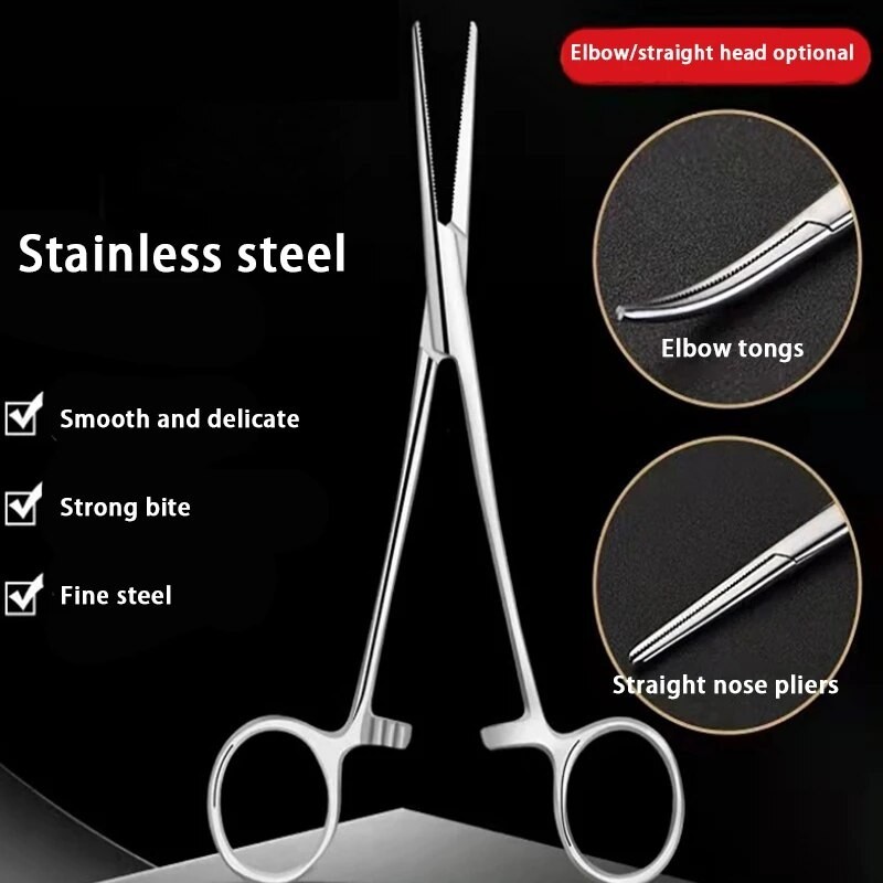 Pc Stainless Steel Hemostatic Forceps Surgical Forceps Tool Hemostat