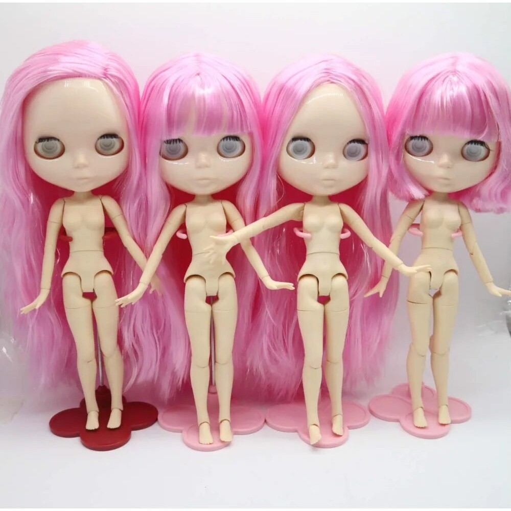 55g Without Eyes Chips Without Make Up Joint Body Nude Blyth Doll For