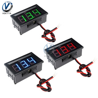 Inch Blue Red Dual Led Display Mini Digital Voltmeter