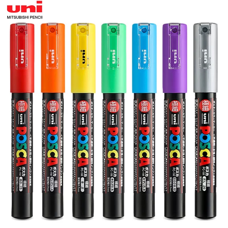 Pcs Uni Posca Marker Pen Pc M Colores Acrylic Graffiti Permanent