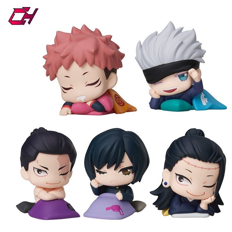 New Stasto Jujutsu Kaisen Gashapon Capsule Sleeping Gojo Inumaki Toge