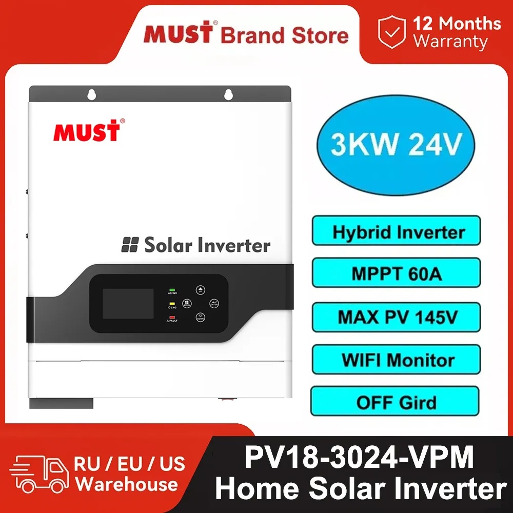 Monitors Must Pv Vpm Kw V Home Pure Sine Wave Hybrid Solar