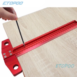 Woodworking Scribe Mm T Type Ruler Scribing Ruler Aluminum Alloy