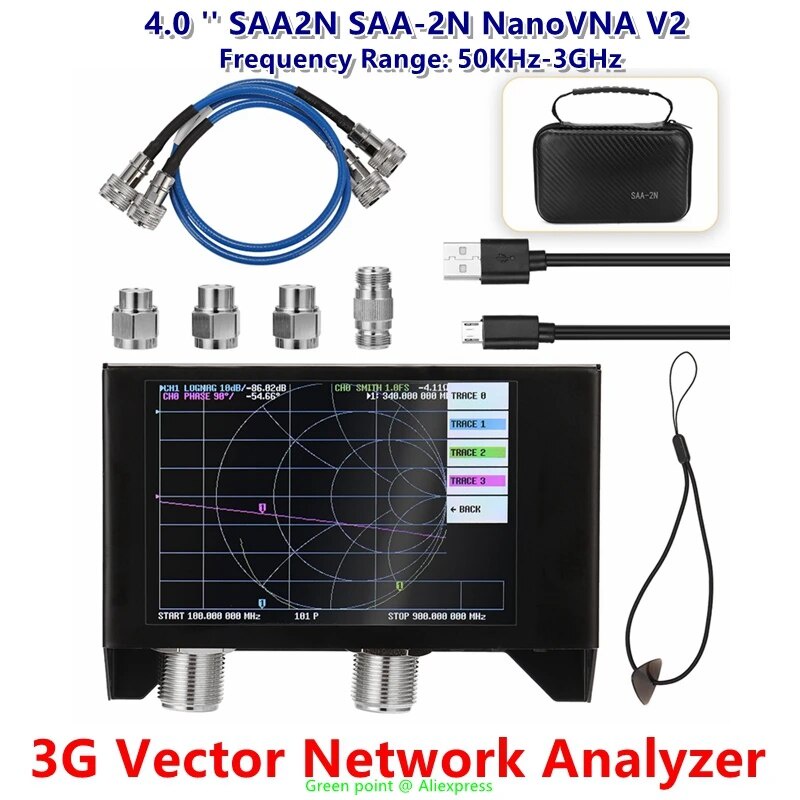 01j Logic Analyzer 4 0 Touch Screen 3G Vector Network Analyzer SAA 2N