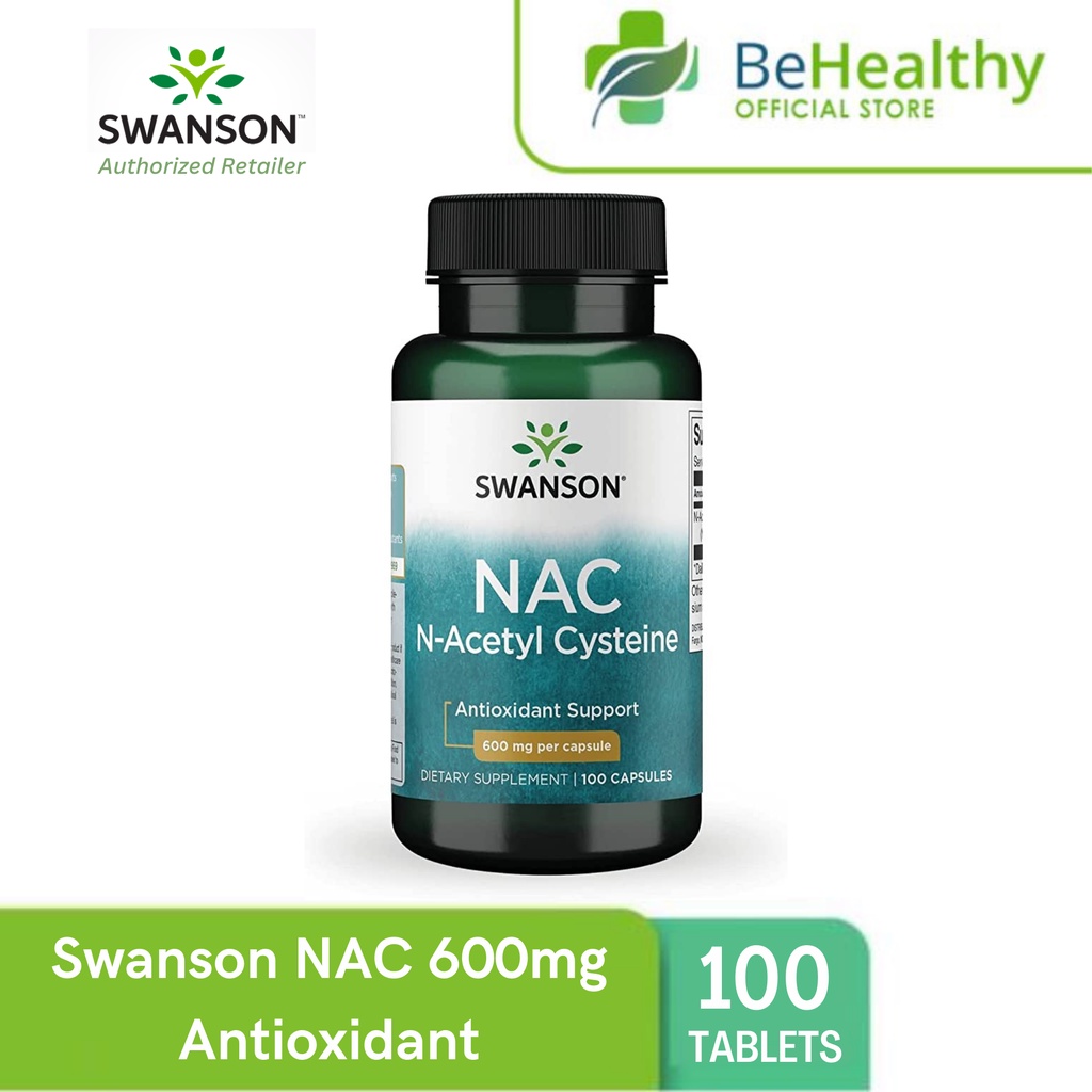 Swanson Nac Mg Caps Antioxidant Shopee Philippines