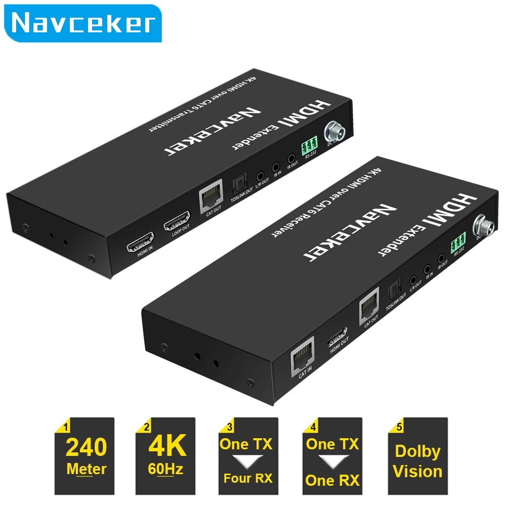 Best K Hz Hdmi Extender With Ir M M K Hdmi Hdr Poc