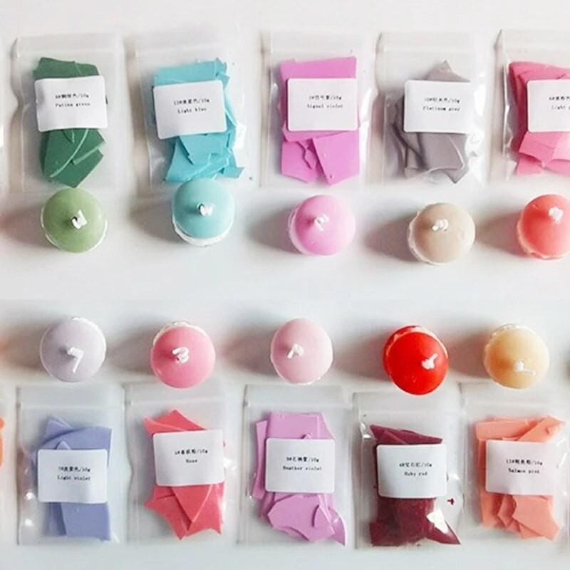 Bag Dye Colors Wax Candle Wax Chips Colors Aromatherapy Candle Dye