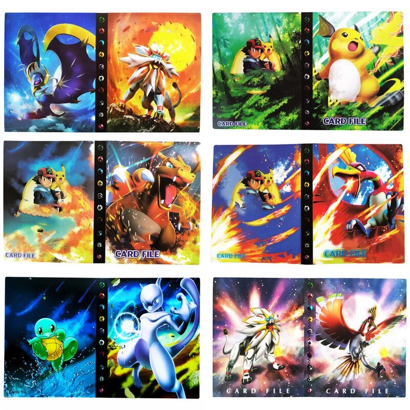 U New Pokemon Card Album Book Takara Tomy Cartoon Anime New Pcs