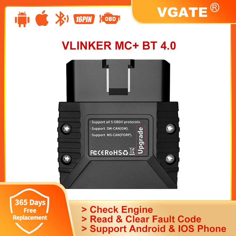 Vgate Vlinker Mc Icar Pro Bluetooth Compatible Wifi Obd Scanner