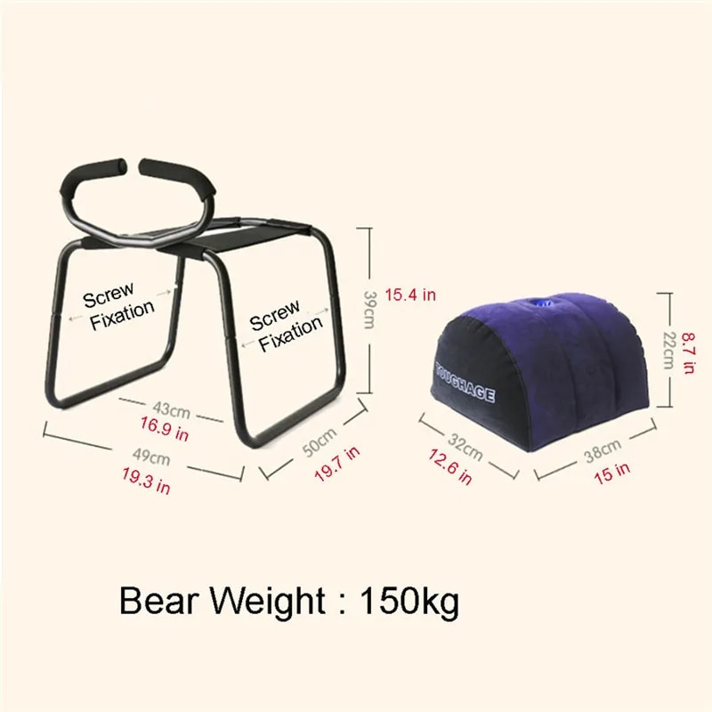 Multi Functional Sex Swing Stretch Chair Cushion Dondage Penis Pillow