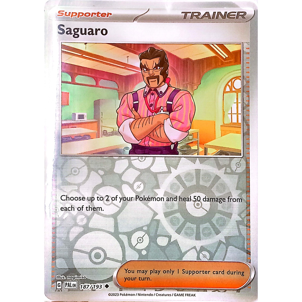 Pokemon Tcg Saguaro Paldea Evolved Sv Rare Shopee Philippines